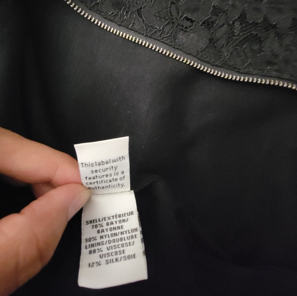 Pre-owned Diane Von Furstenberg Scotia Lace Skirt, Size 0, Black - Picture 9 of 11